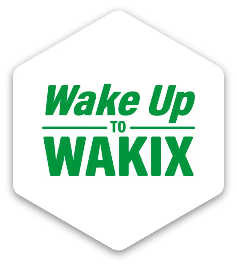 Wake Up to WAKIX logo
